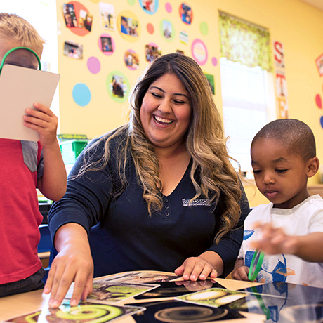 A smiling franchisee who is happy about her decision to invest in a Goddard School franchise.